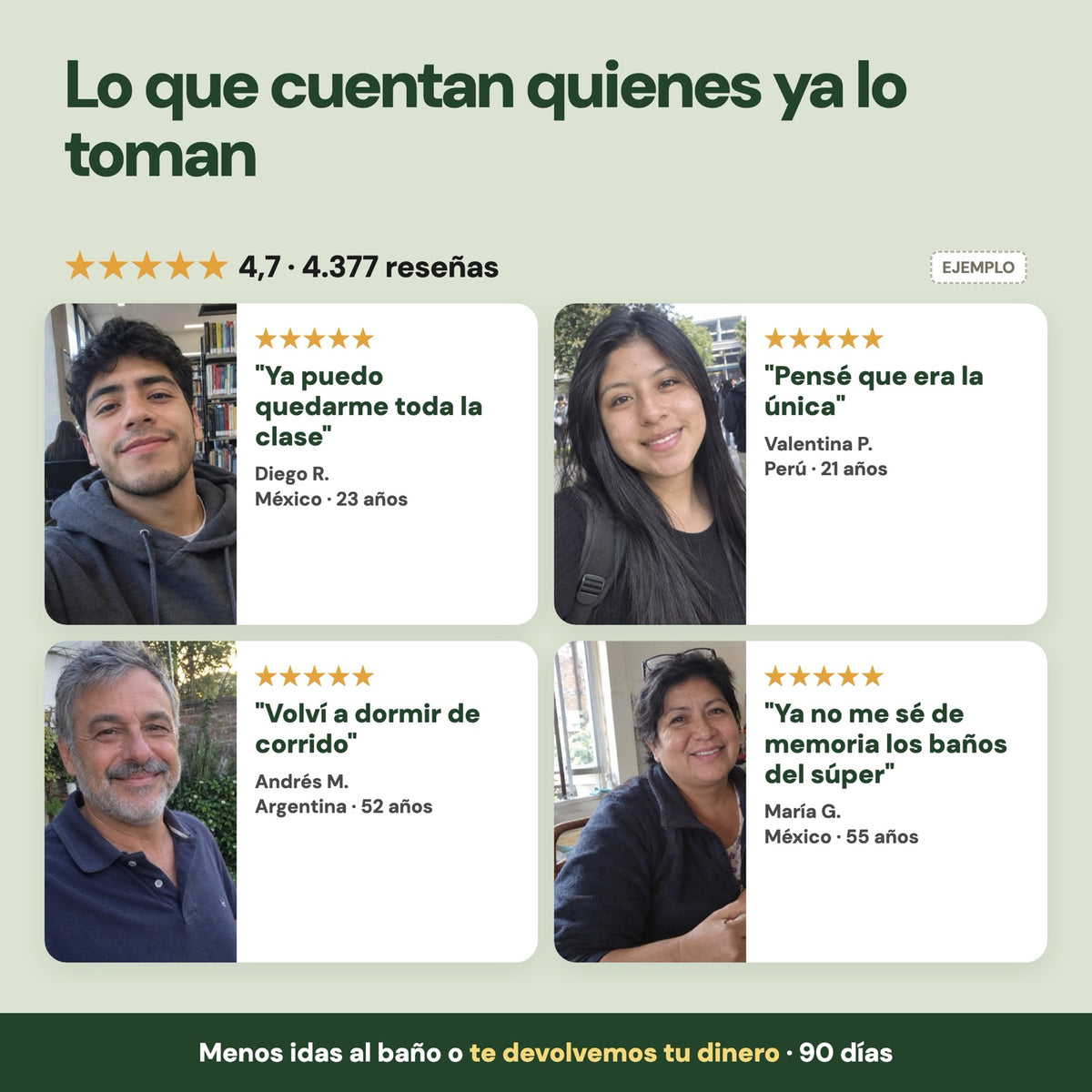 Reseñas de personas que toman Kerna Daily