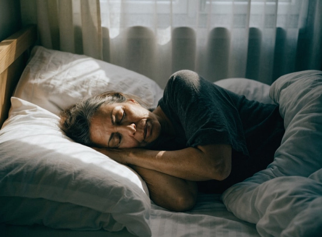 Persona durmiendo tranquila
